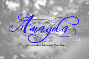 Amayda: A Bold Script Font That Elevates Real Small Business Branding
