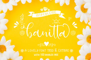 Banitta Family: A Sweet & Powerful Script Font for Makers