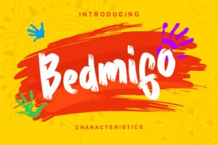 Bedmifo: A Bold Dry Brush Script for Real Branding Work