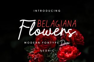 Belagiana Flowers Duo: A Thoughtful Script Amp Font Pair for Real Branding