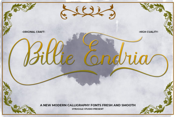 Billie Endria: A Script Font That Makes Your Campaigns Instantly Legible and Likeable
