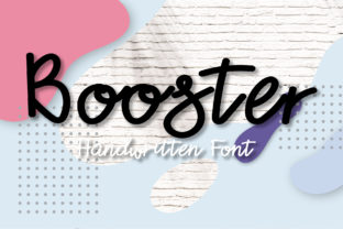 Booster: A Sweet, Lively Script Font for Editorial Design