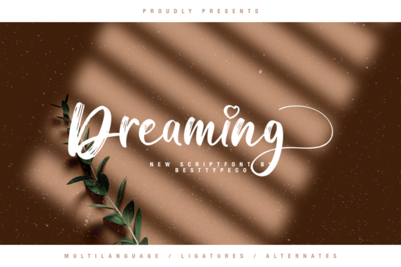 Dreaming: A Dreamy Script Font for Digital Brand Moments