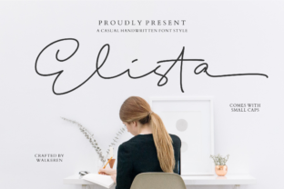 Elista: A Casual Script Font That Feels Human, Not Hand-Drawn