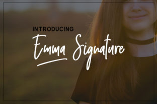 Emma Signature: A Modern Script Font for Digital Branding