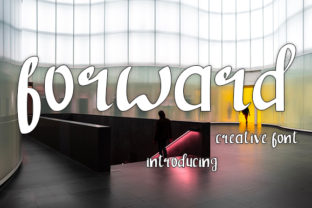 Forward: A Thoughtful Script Font for Editorial Design