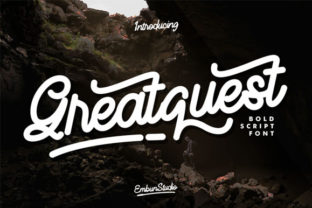 Greatquest: A Bold Script Font for Digital Branding