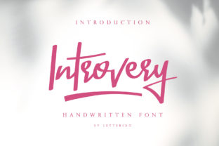 Introvery: A Magical Script Font for Handmade Creators