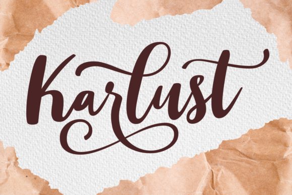 Karlust: A Cheerful Script Font for Editorial Charm