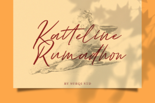 Katteline Rumadhon: A Thoughtful Script Font for Editorial Warmth