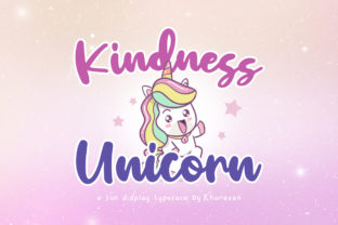 Kindness Unicorn: A Bold Script Font for Warm, Memorable Branding