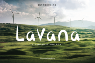 Lavana: A Handwritten Font That Feels Human, Not Hectic