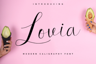Lovia: A Premium Script Font for Campaign Headlines That Pop