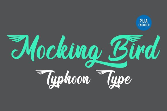 Mocking Bird: A Bold Script Font That Elevates Your Brand