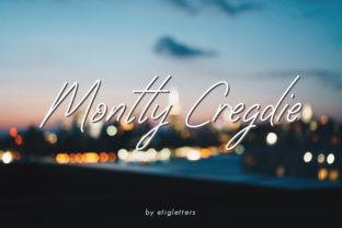 Montty Cregdie: A Handwritten Font That Builds Brand Trust