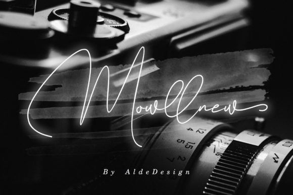 Mowllnew: A Classy Script Font for Editorial Design