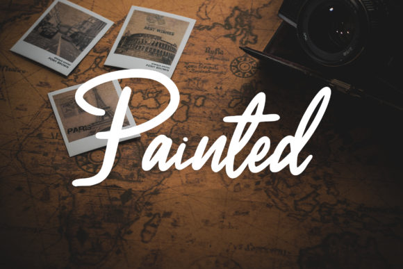 Painted: A Thoughtful Script Font for Editorial Design