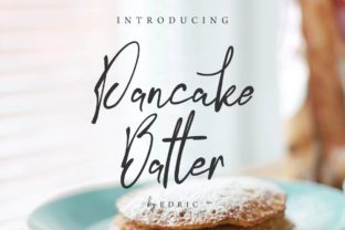 Pancake Batter: A Sweet, Casual Script Font for Campaign Graphics