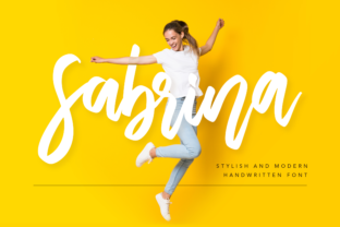 Sabrina Handwritten Font for Campaign Visuals