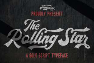 The Rollingstar: A Bold Script Font That Elevates Web Headlines